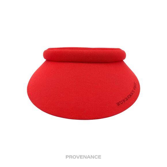 🔴 Burberry Golf Visor - Nova Check Red - Picture 1 of 7